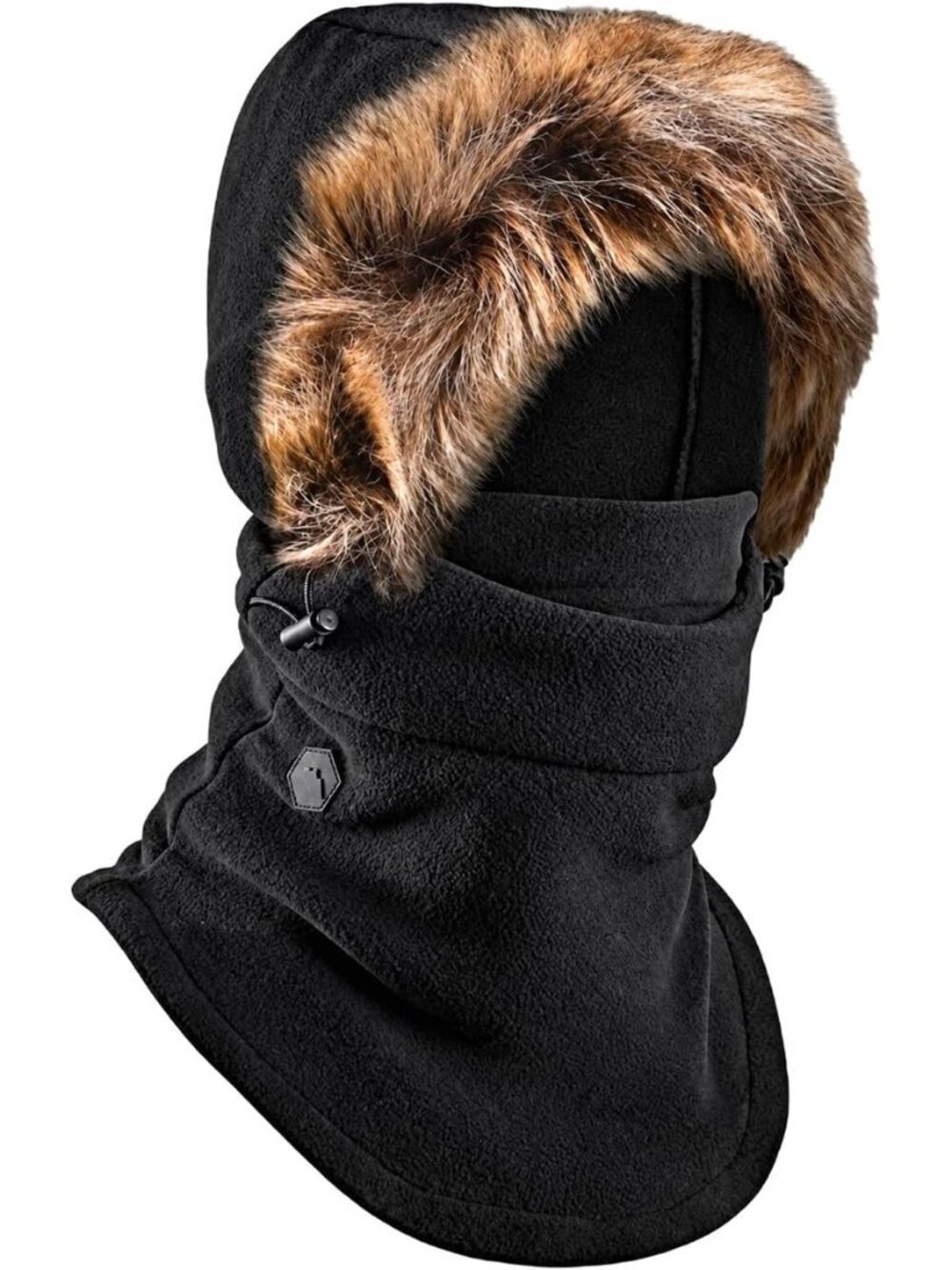 Tough Headwear Fleece Balaclava Hoodie Ski Mask - Wind Resistant Extreme Cold